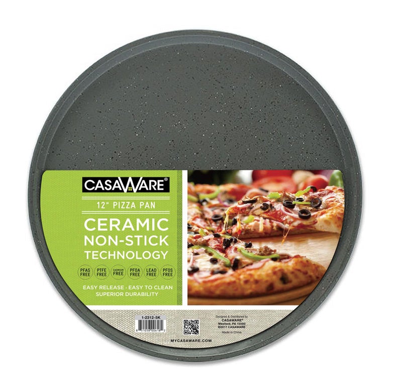 casaWare Pizza/baking Pan 12-inch (Silver Granite) - Image 1
